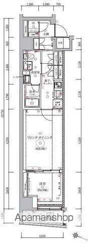 ベルシード板橋本町プレミアⅡ(1LDK/5階)の間取り写真