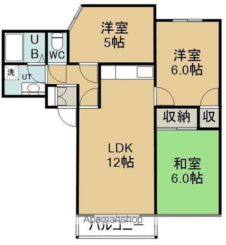TS-86フロムファースト(3LDK/3階)の間取り写真