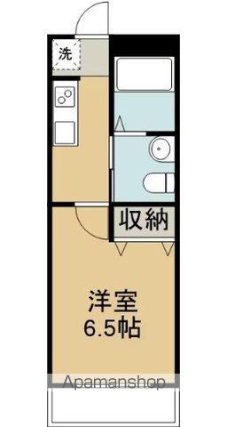 GRACE COURT(1K/5階)の間取り写真