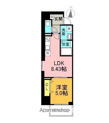 DAIWA GRACE MAISON KAMEIDO(1LDK/5階)の間取り写真