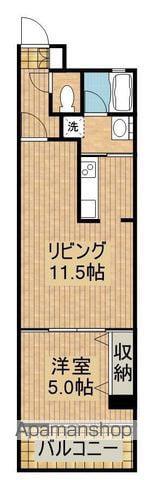 ALTE ノース TOWER(1LDK/6階)の間取り写真