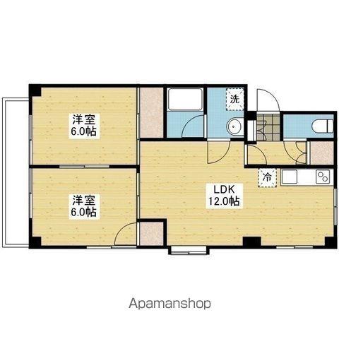 エステート上市(2LDK/1階)の間取り写真