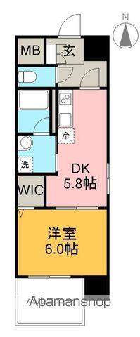 アバンギャルド播磨屋(1DK/2階)の間取り写真