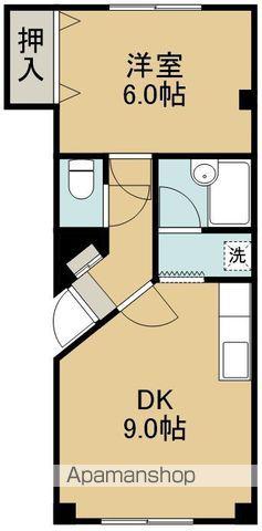ドーホーマンションⅠ(1LDK/1階)の間取り写真