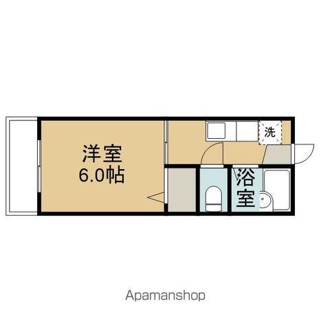 グッドライフ21(1K/1階)の間取り写真