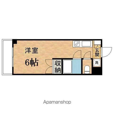 パドーレカミノ(ワンルーム/2階)の間取り写真