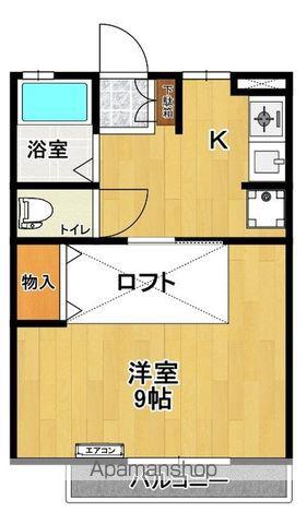 リバーサイド昭和Ⅱ(2K/1階)の間取り写真