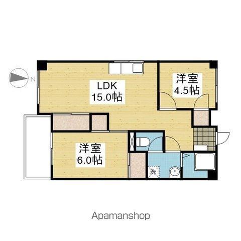 スミタスヴィレッジ空港通Ⅰ(2LDK/7階)の間取り写真