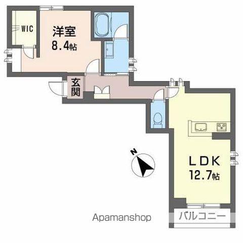 ベレオ アンビシア(1LDK/3階)の間取り写真