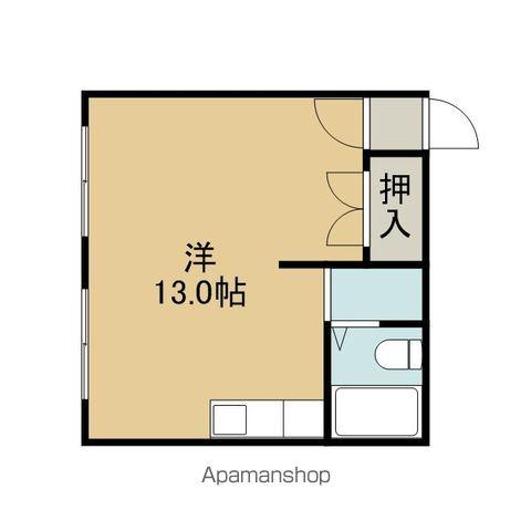 サンコーポ6(ワンルーム/2階)の間取り写真