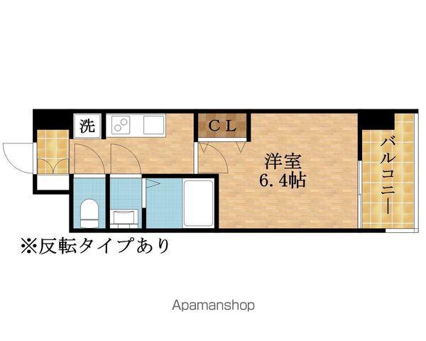 ブランシエスタ森ノ宮(1K/11階)の間取り写真