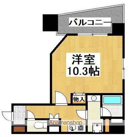 G-ONE室見STATION(1K/4階)の間取り写真