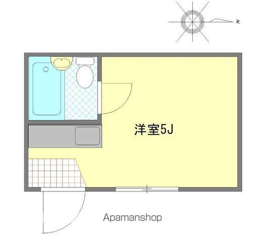 ツバエハイツ(ワンルーム/1階)の間取り写真