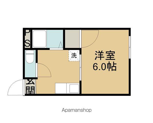 THコーポ(1K/1階)の間取り写真