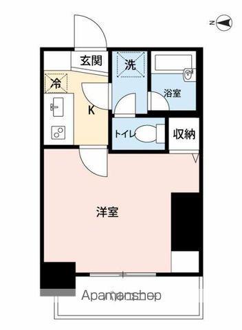 ジュエル荻窪(1K/3階)の間取り写真