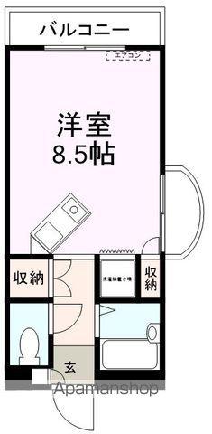 アルフィーネ宇部(ワンルーム/4階)の間取り写真