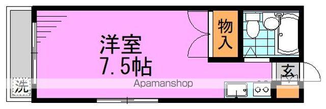 第5小野ビル(ワンルーム/2階)の間取り写真