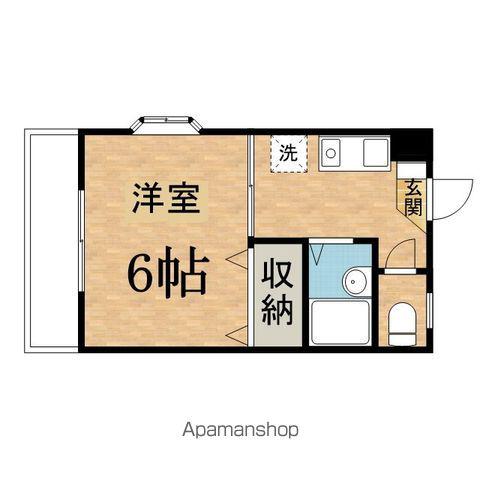 リベール多摩(1K/2階)の間取り写真