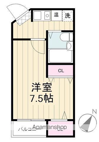 フリート町屋(1K/1階)の間取り写真