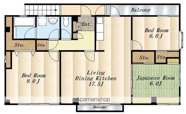 NSビル(3LDK/3階)の間取り写真