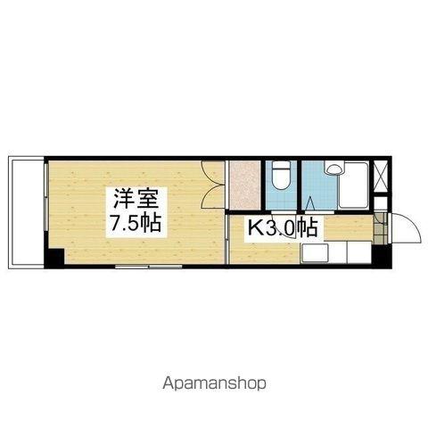 R4 マンション(1K/2階)の間取り写真