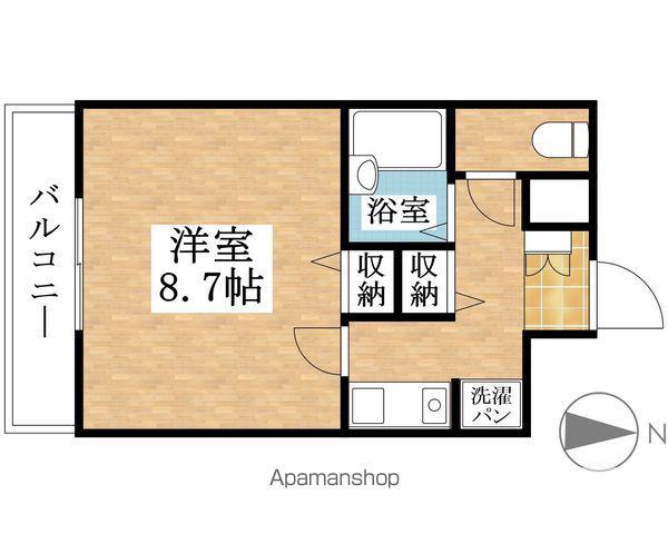 さくら館(1K/1階)の間取り写真