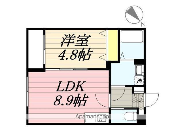 LUMINA SEASIDE(1LDK/3階)の間取り写真