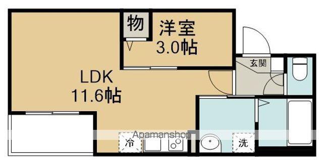 JACK MATOBAKIⅠ(1LDK/1階)の間取り写真