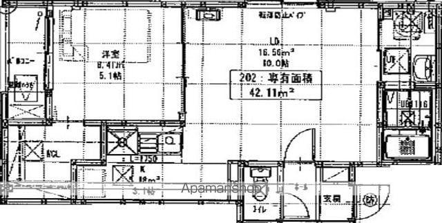 西野1条7丁目APアパマンショップ宮の沢店専任(1LDK/1階)の間取り写真
