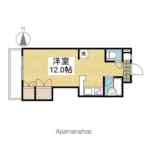 SELEコート壱番館(ワンルーム/5階)の間取り写真