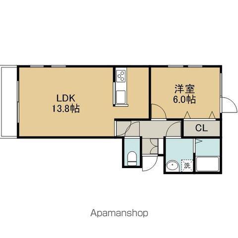 I-FORT(1LDK/1階)の間取り写真