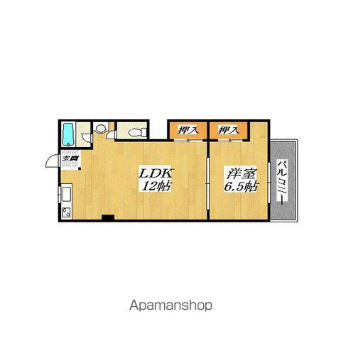 ウエキマンション(1LDK/1階)の間取り写真