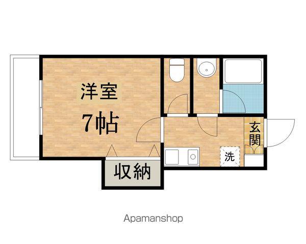 プレジデントうえのだい(1K/2階)の間取り写真