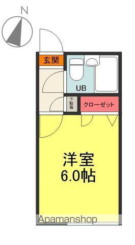 パル西郷(ワンルーム/1階)の間取り写真