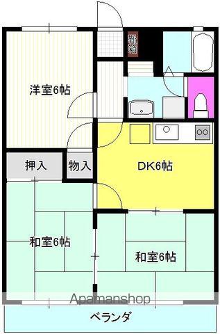 グランシャリオ(3DK/3階)の間取り写真