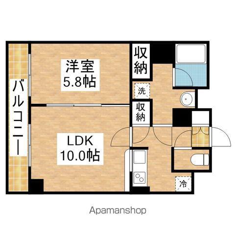 エスポアール千種(1LDK/3階)の間取り写真