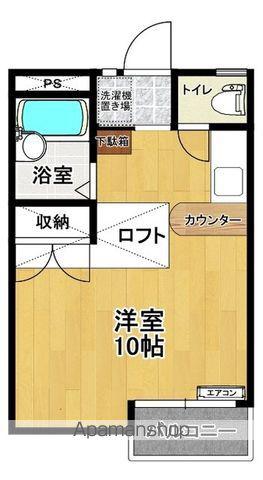 ベルメゾンM(ワンルーム/1階)の間取り写真