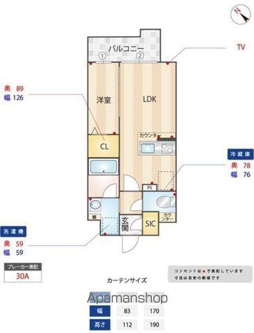 クラス平尾(1LDK/3階)の間取り写真