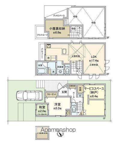 京王電鉄井の頭線 三鷹台駅 徒歩7分 2階建 築12年(1SLDK)の間取り写真
