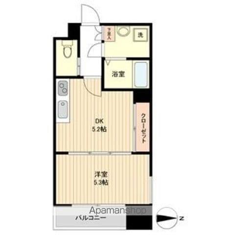 LA DOUCEUR片平(1DK/11階)の間取り写真