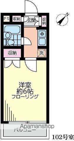 マイステージ上北沢Ⅱ(1K/1階)の間取り写真
