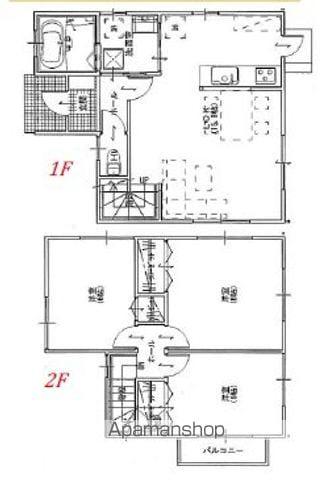 伊予鉄道横河原線 久米駅 徒歩55分 2階建 築15年(3LDK)の間取り写真