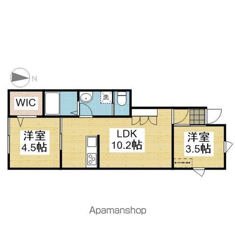 EARTH SYOENJI(2LDK/1階)の間取り写真