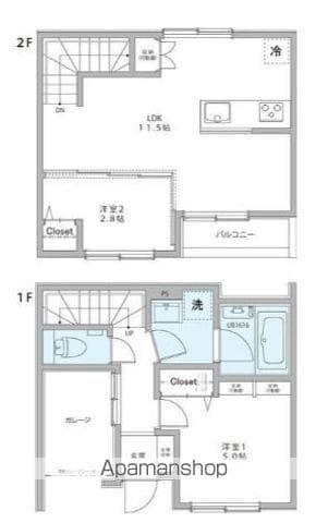 メテオレジデンス千石(2LDK)の間取り写真