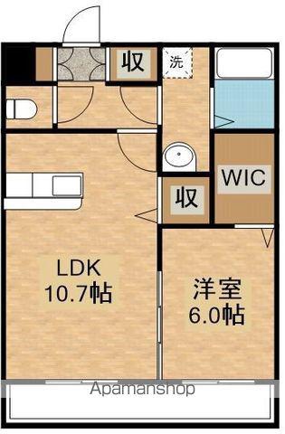 クレヨンハイツⅡ(1LDK/2階)の間取り写真