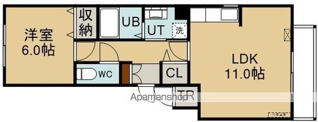 プリート ミハラ(1LDK/3階)の間取り写真