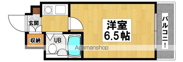 リバーサイド池(ワンルーム/3階)の間取り写真