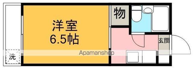 シティルミエール(1K/4階)の間取り写真