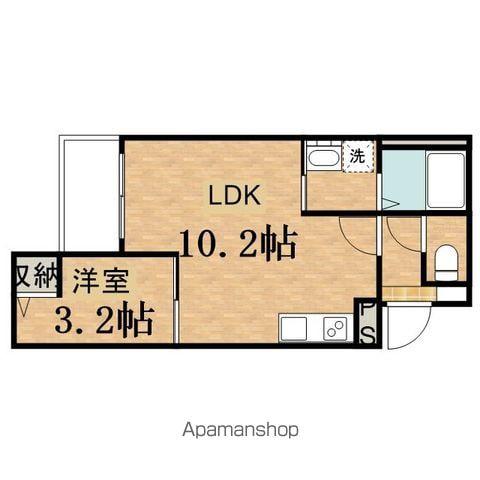 JACK NAGANUMA Ⅰ(1LDK/2階)の間取り写真