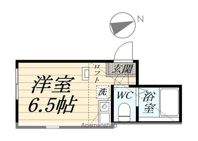 ユナイト矢向サロモン(ワンルーム/2階)の間取り写真